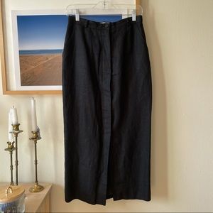 Talbots Midi-length Linen Pencil Skirt